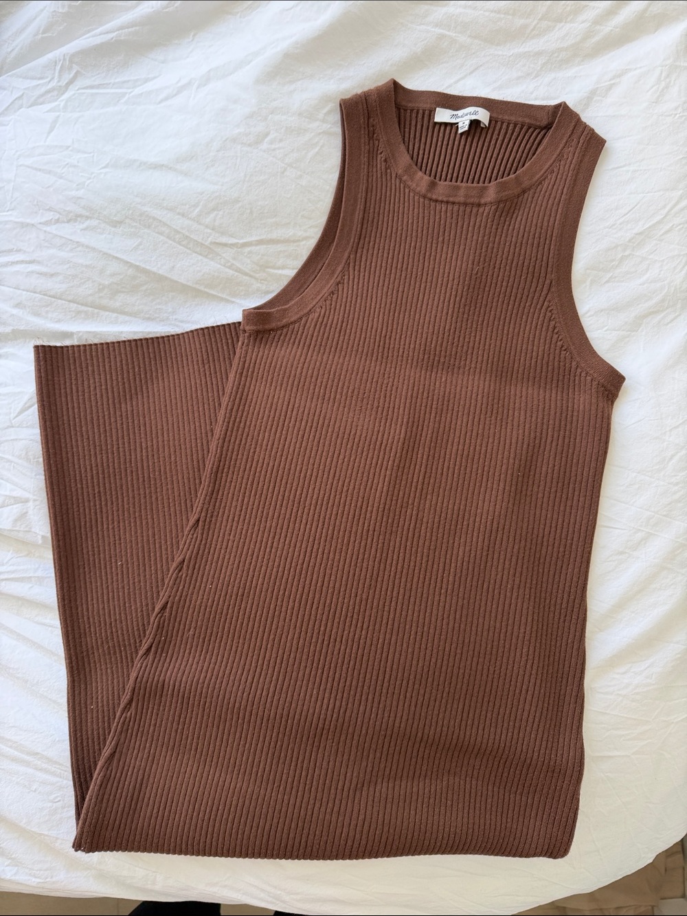 Madewell Ribbed Knit midi dress